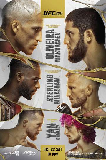 UFC 280: Oliveira vs. Makhachev Poster