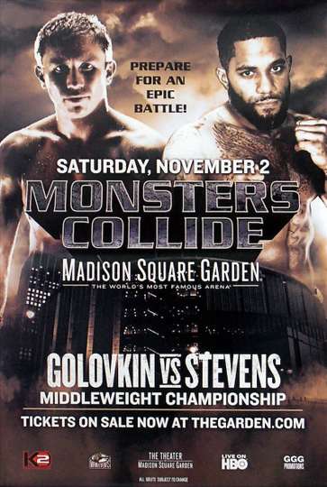 Gennady Golovkin vs Curtis Stevens Poster