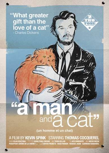 A Man and a Cat Poster