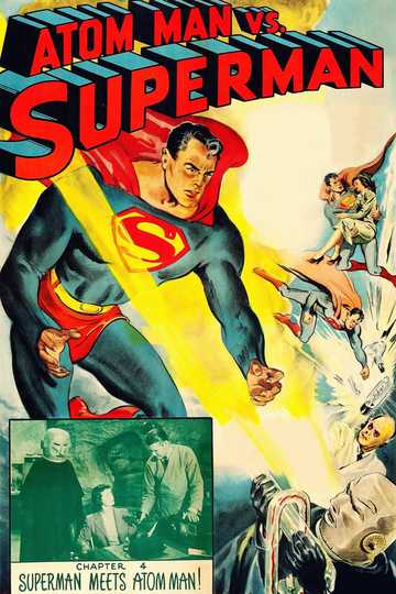 Atom Man vs Superman Poster