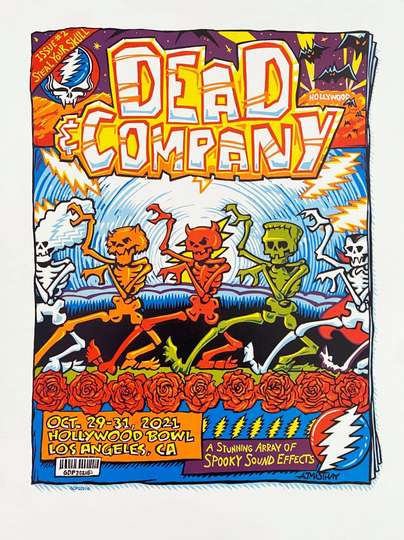 Dead  Company 20211029  Hollywood Bowl  Hollywood CA Poster