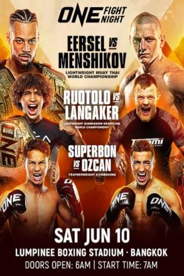 ONE Fight Night 11: Eersel vs. Menshikov Poster