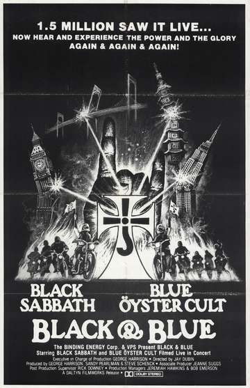 Black Sabbath & Blue Öyster Cult: Black and Blue Poster