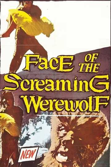 Face of the Screaming Werewolf Poster