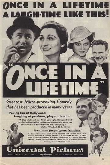 Once in a Lifetime Poster