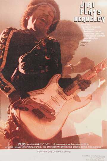 Jimi Hendrix - Jimi Plays Berkeley Poster