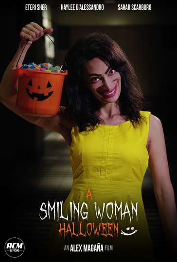 A Smiling Woman Halloween Poster
