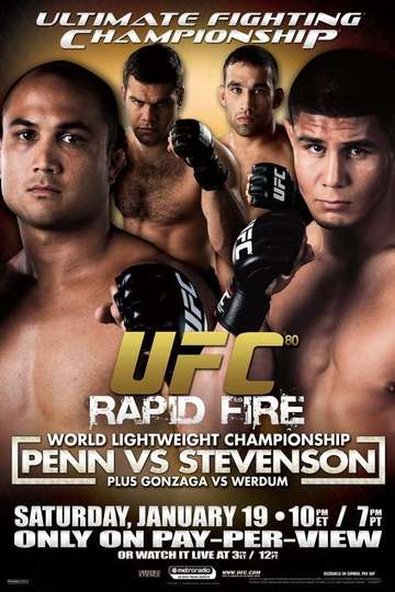 UFC 80 Rapid Fire Poster
