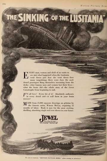 The Sinking of the Lusitania Poster