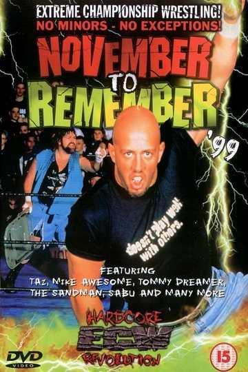 ECW November to Remember 1999 Poster
