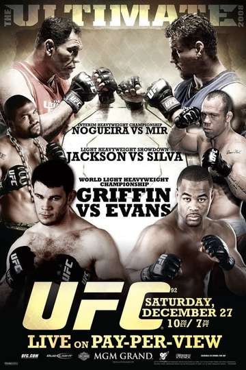 UFC 92 The Ultimate 2008 Poster