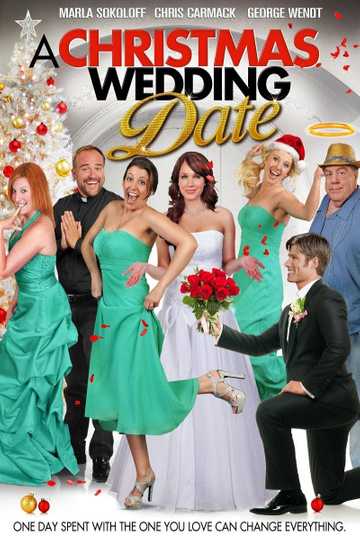 A Christmas Wedding Date Poster