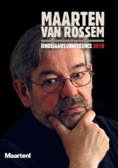 Maarten van Rossem Eindejaarsconference 2010 Poster