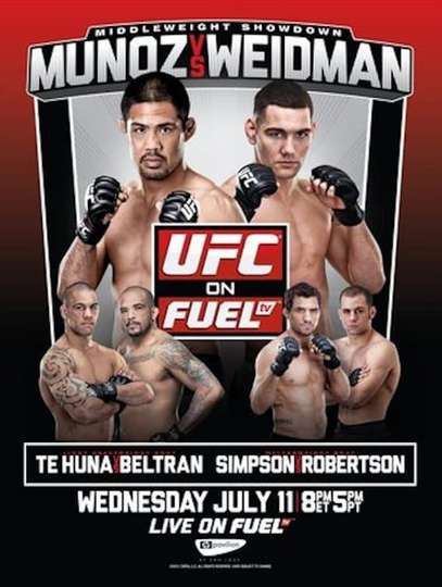 UFC on Fuel TV 4 Munoz vs Weidman Poster