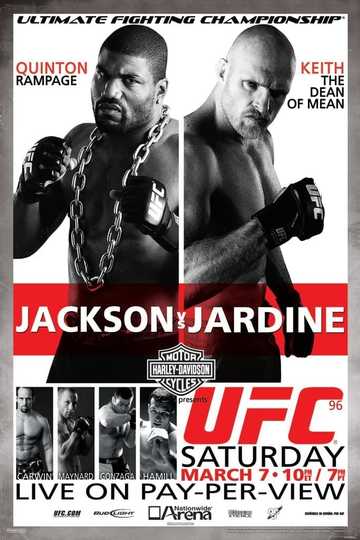 UFC 96: Jackson Vs. Jardine Poster