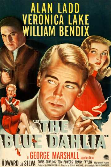 The Blue Dahlia Poster