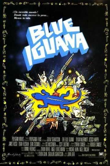 The Blue Iguana Poster