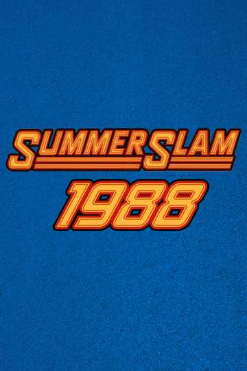 WWE SummerSlam 1988 Poster