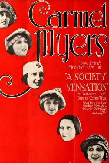 A Society Sensation Poster