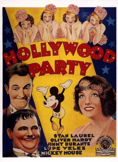Hollywood Party Poster
