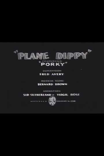 Plane Dippy Poster