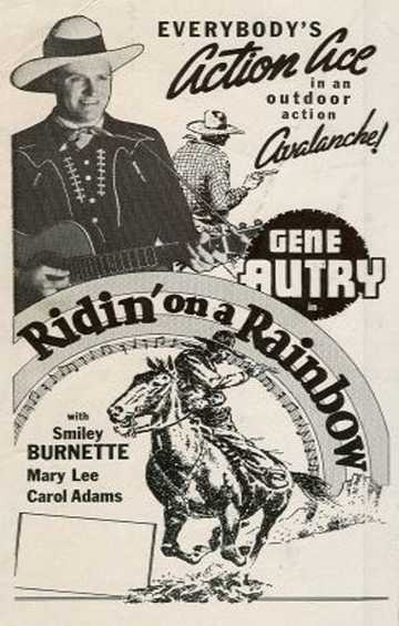Ridin' on a Rainbow Poster