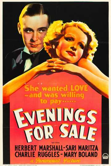Evenings for Sale Poster
