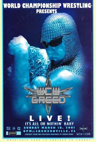WCW Greed Poster