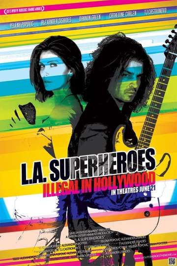 LA Superheroes Poster