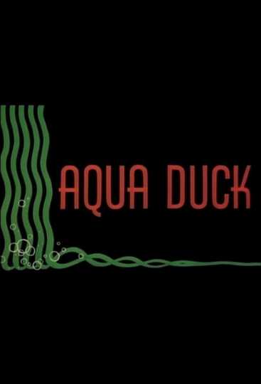Aqua Duck Poster