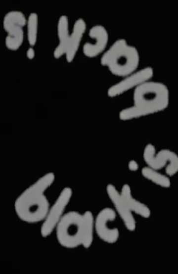 Black Is Poster