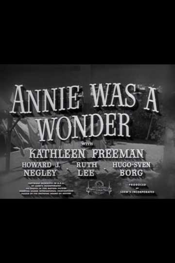 Annie Was a Wonder Poster