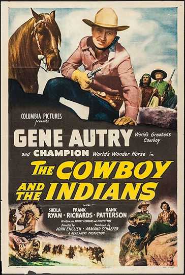 The Cowboy and the Indians Poster