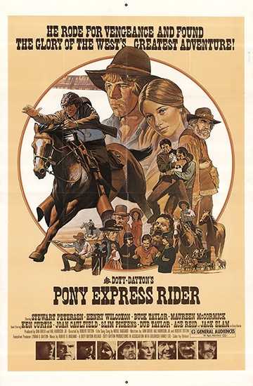 Pony Express Rider Poster