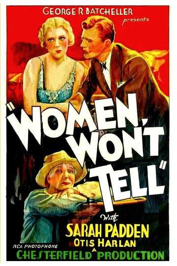 Women Won't Tell Poster