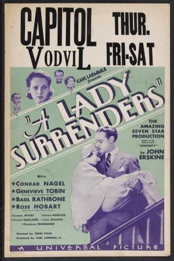 A Lady Surrenders Poster
