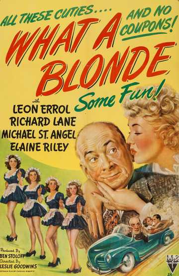 What a Blonde Poster