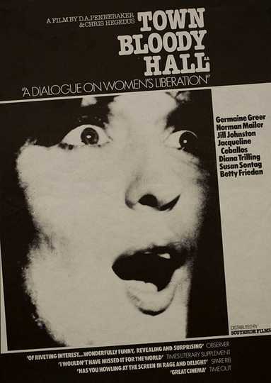 Town Bloody Hall Poster