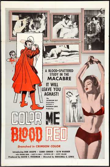 Color Me Blood Red Poster