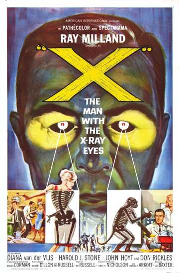 X: The Man with the X-Ray Eyes Poster