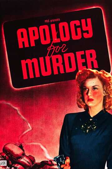 Apology for Murder Poster