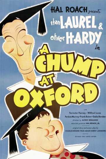 A Chump at Oxford Poster
