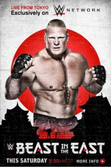 WWE The Beast in the East Poster