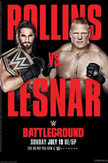 WWE Battleground 2015 Poster