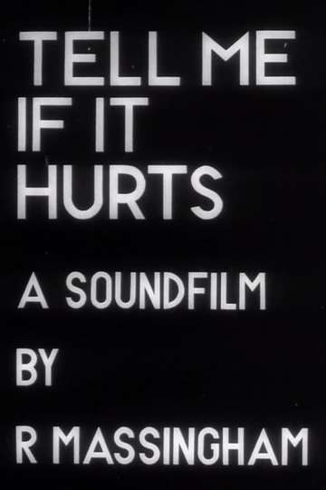 Tell Me If It Hurts Poster