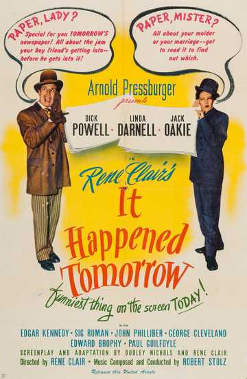 It Happened Tomorrow Poster