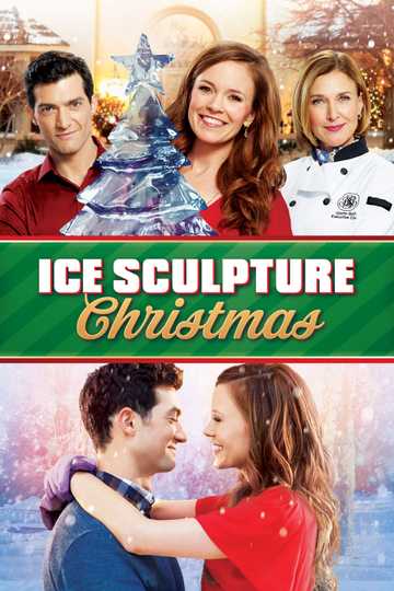 Ice Sculpture Christmas Poster