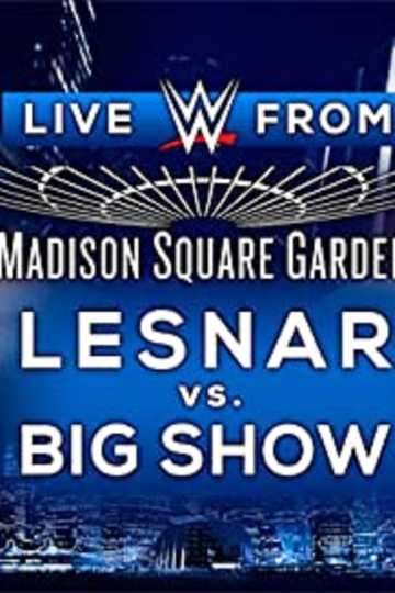 WWE Live from Madison Square Garden Poster