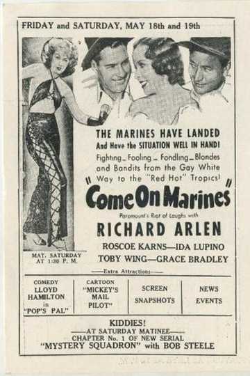 Come On, Marines! Poster