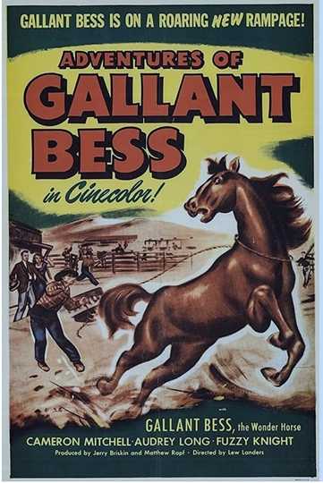 Adventures of Gallant Bess Poster